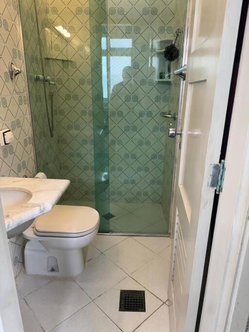 Apartamento Com Vista Mar Guaruja Luaran gambar