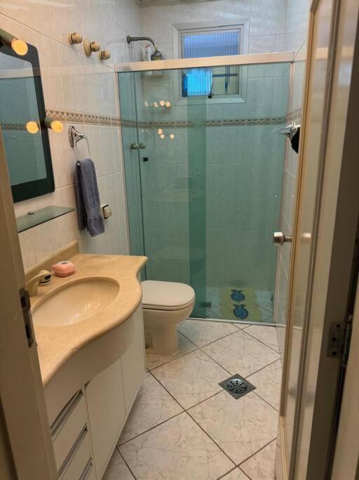 Apartamento Com Vista Mar Guaruja Luaran gambar