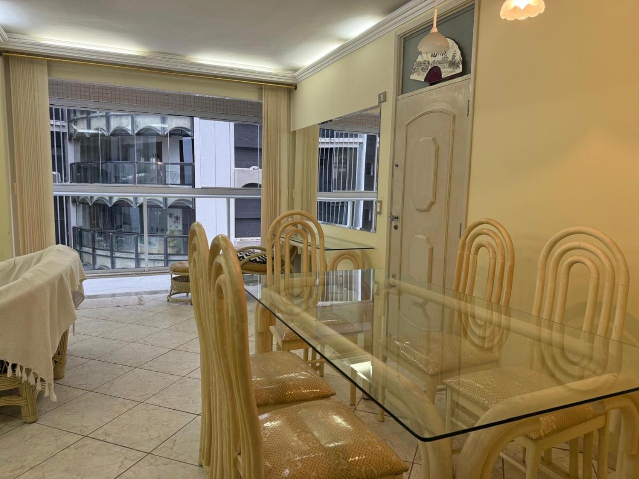 Apartamento Com Vista Mar Guaruja Luaran gambar