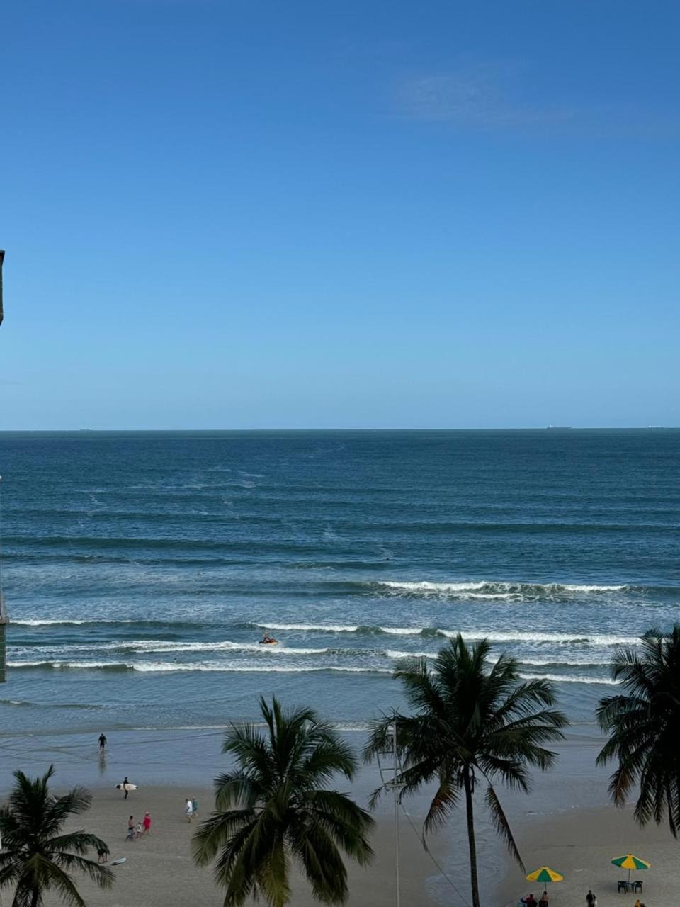 Apartamento Com Vista Mar Guaruja Luaran gambar