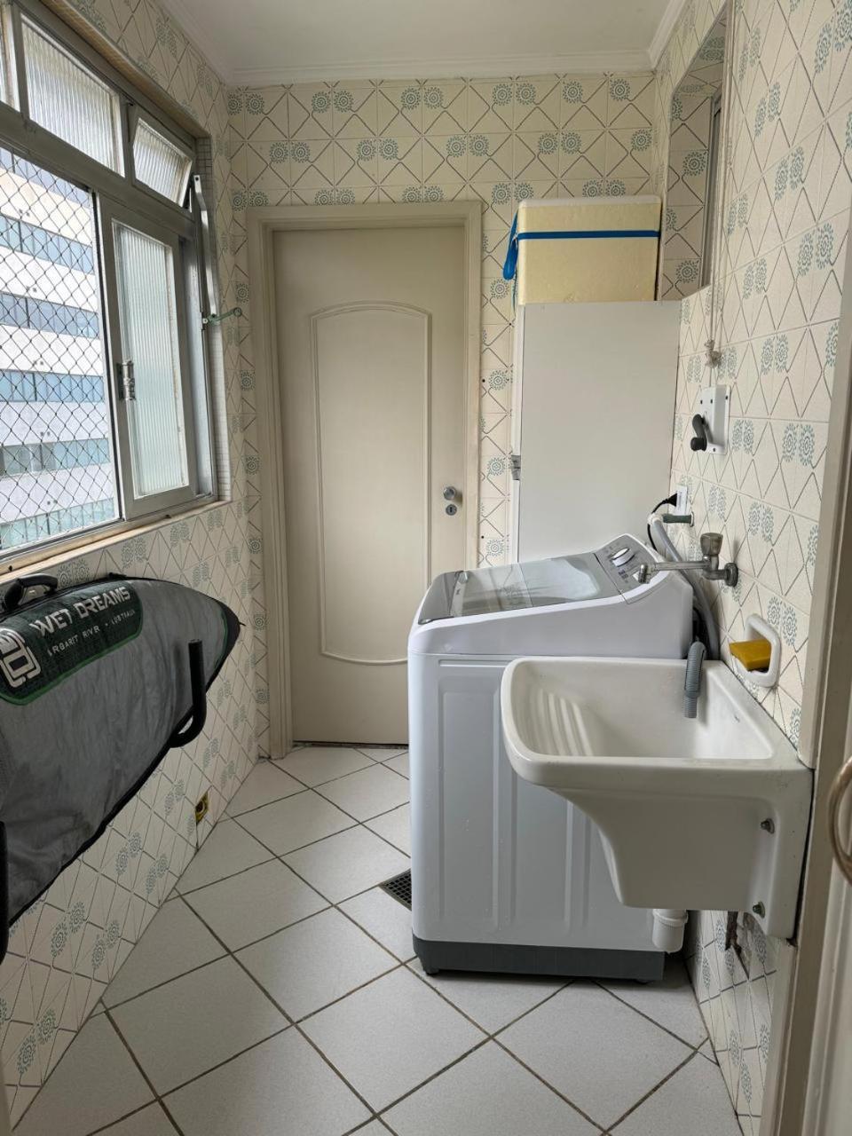 Apartamento Com Vista Mar Guaruja Luaran gambar