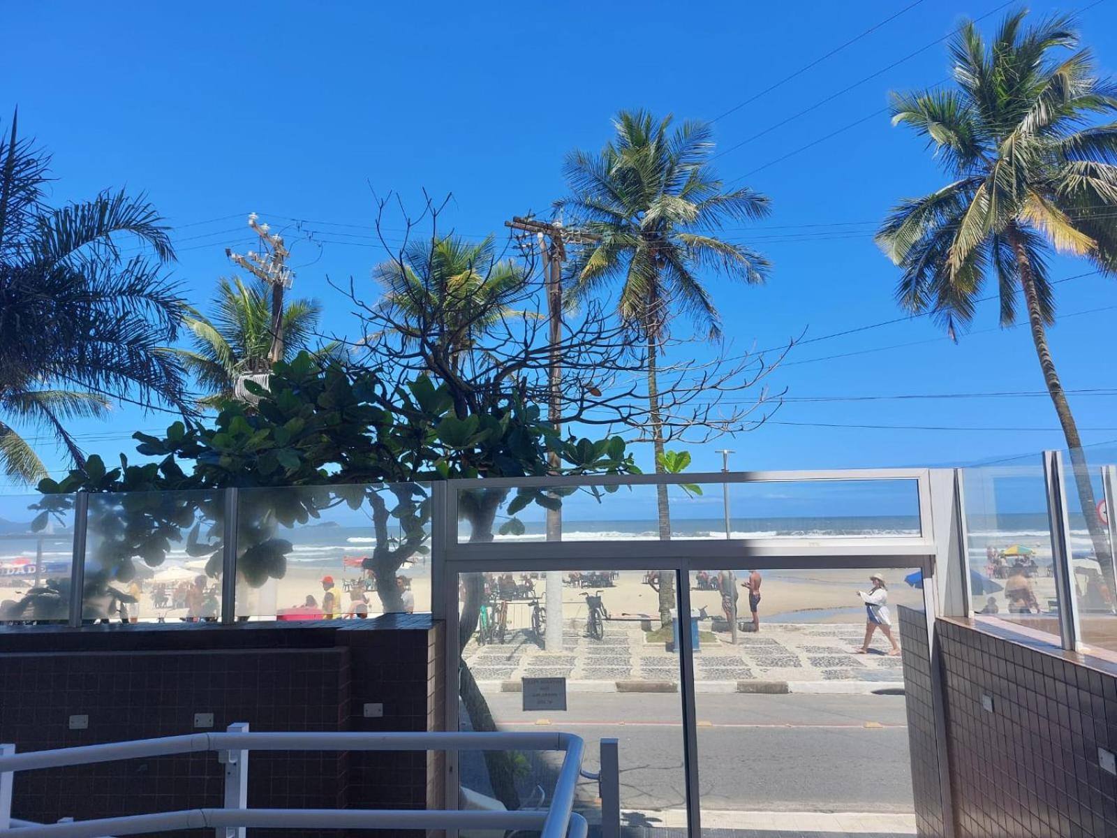Apartamento Com Vista Mar Guaruja Luaran gambar